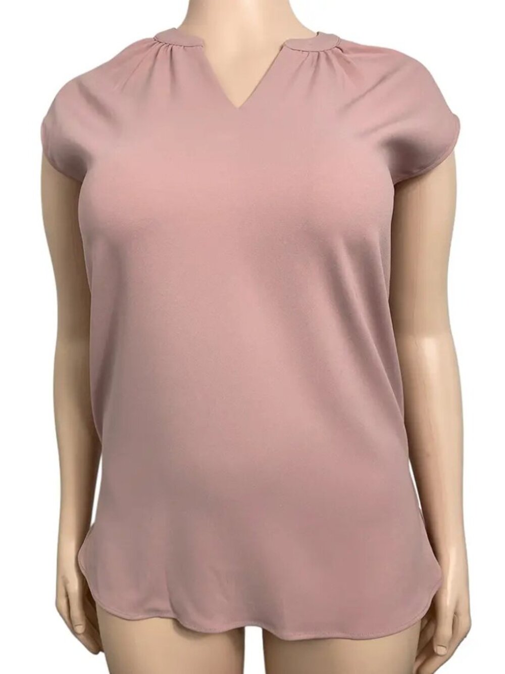 Alfani Sleeveless Tunic Top Mauve Pottery Clay